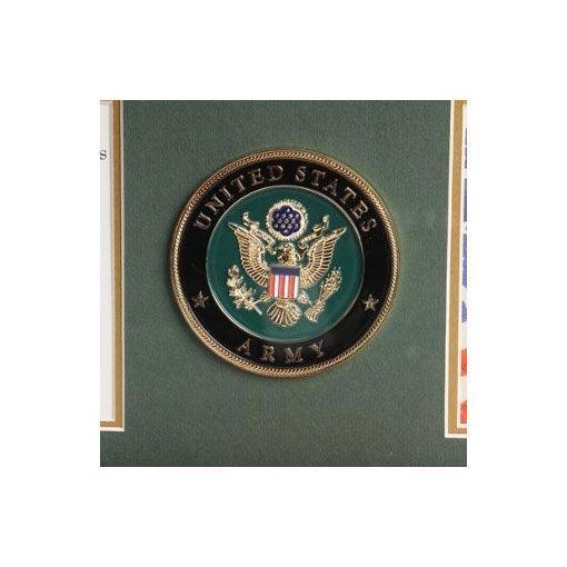 U.S. Army Medallion Double Picture Frame 