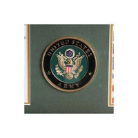 U.S. Army Medallion Double Picture Frame 