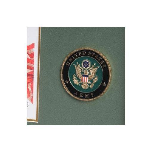 U.S. Army Medallion Picture Frame with Stars 