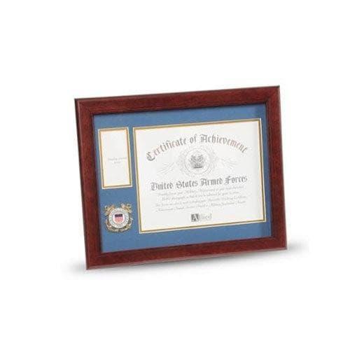 U.S. Coast Guard Medallion Certificate and Medal Frame U.S. Coast Guard Medallion Certificate and Medal Frame