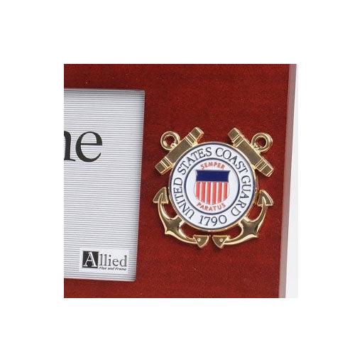 U.S. Coast Guard Medallion Desktop Picture Frame - Flags Connections