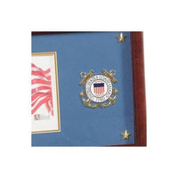 U.S. Coast Guard Medallion Picture Frame with Stars 