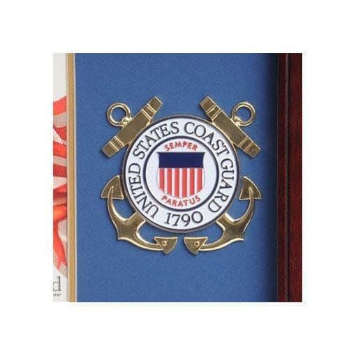 U.S. Coast Guard Medallion Portrait Picture Frame U.S. Coast Guard Medallion Portrait Picture Frame