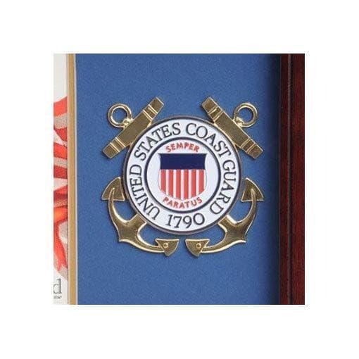 U.S. Coast Guard Medallion Portrait Picture Frame 
