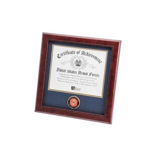 U.S. Marine Corps Medallion Certificate Frame - Flags Connections