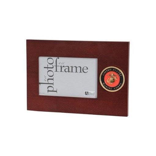 U.S. Marine Corps Medallion Desktop Picture Frame - Flags Connections