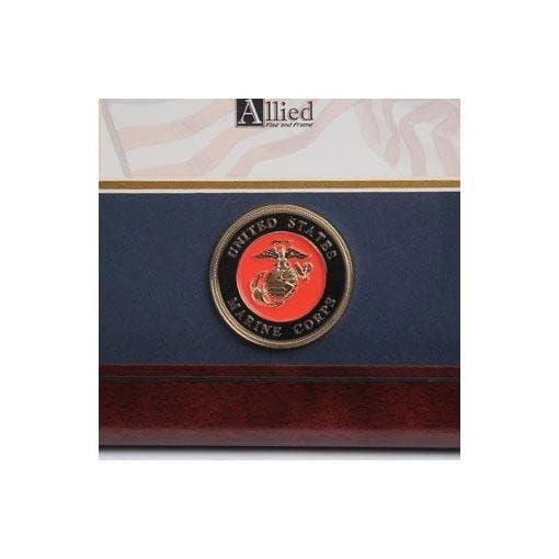 U.S. Marine Corps Medallion Landscape Picture Frame - Flags Connections