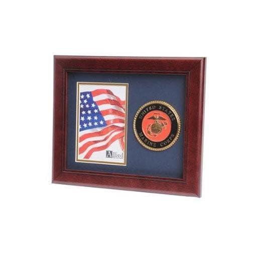 U.S. Marine Corps Medallion Portrait Picture Frame U.S. Marine Corps Medallion Portrait Picture Frame