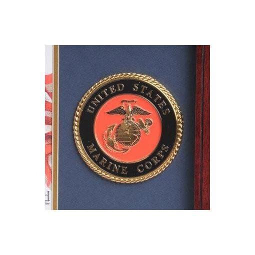 U.S. Marine Corps Medallion Portrait Picture Frame U.S. Marine Corps Medallion Portrait Picture Frame