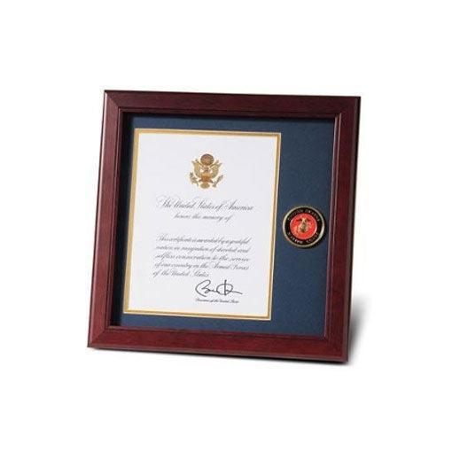 U.S. Marine Corps Medallion Presidential Memorial Frame U.S. Marine Corps Medallion Presidential Memorial Frame