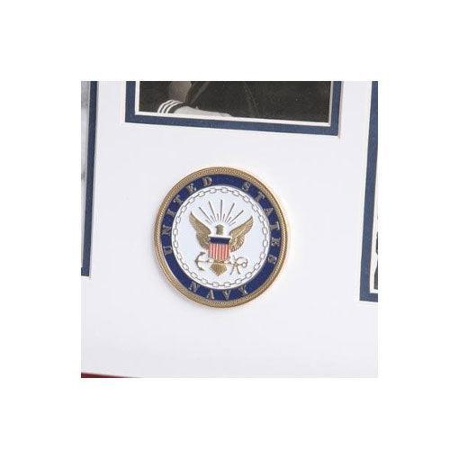 U.S. Navy Medallion 5 Picture Collage Frame U.S. Navy Medallion 5 Picture Collage Frame