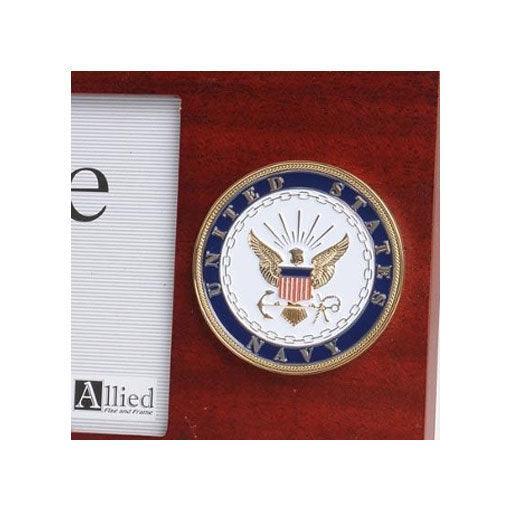 U.S. Navy Medallion Desktop Picture Frame U.S. Navy Medallion Desktop Picture Frame