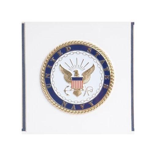 U.S. Navy Medallion Double Picture Frame, Navy Frame U.S. Navy Medallion Double Picture Frame, Navy Frame