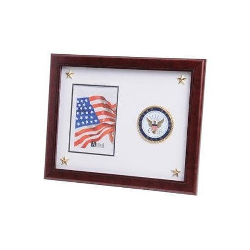 U.S. Navy Medallion Picture Frame with Stars U.S. Navy Medallion Picture Frame with Stars