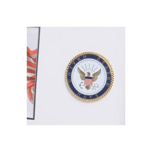 U.S. Navy Medallion Picture Frame with Stars - Flags Connections