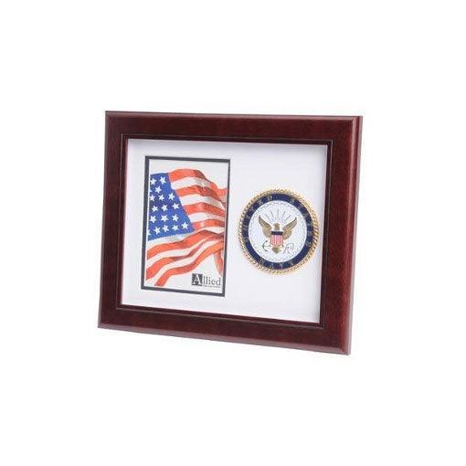 U.S. Navy Medallion Portrait Picture Frame U.S. Navy Medallion Portrait Picture Frame