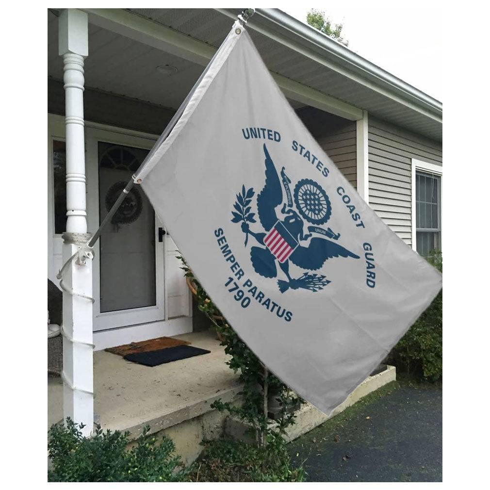 US Coast Guard Flag 3x5 Outdoor Double Sided US Coast Guard Flag 3x5 Outdoor Double Sided