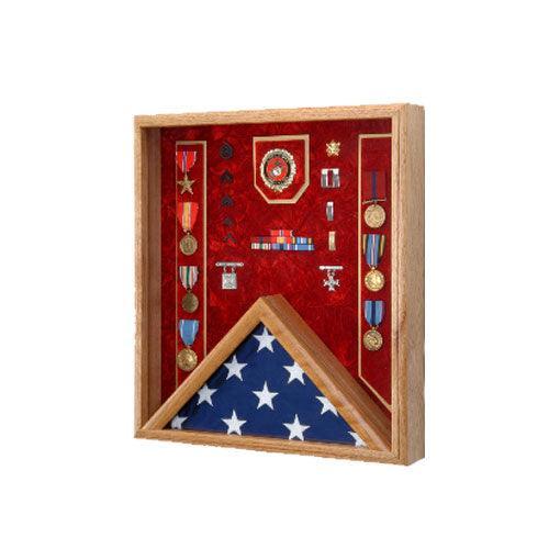 US Marine Corps Flag medal display case - Flags Connections