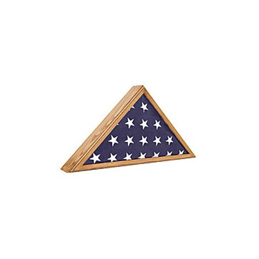 Veteran Oak Flag Case, Military flag display cases - Flags Connections