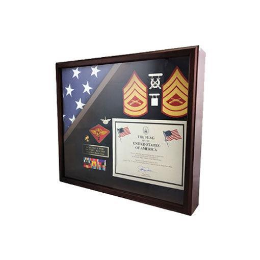 Capitol Flag and Accolades Display Case Capitol Flag and Accolades Display Case