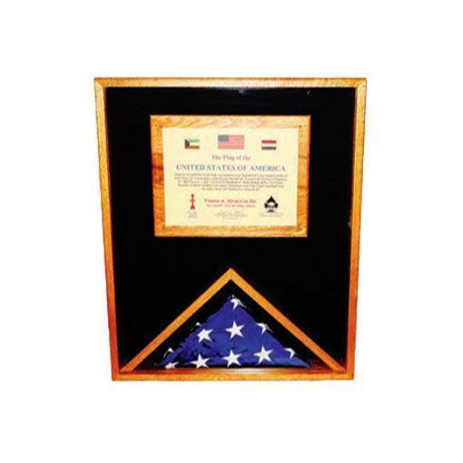 Flags Connections Large Military Memorial Flag, Medal Display Case – Flags Connections