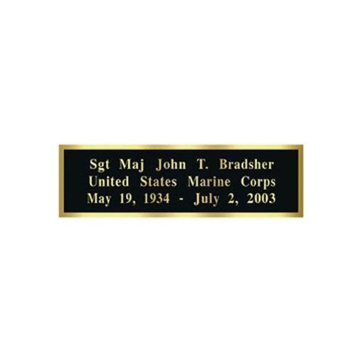 Laser Engraved Name Plates - Flags Connections