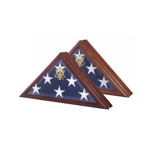 Marine Corp flag Case, Presidential Flag Display Case with Seal - Flags Connections