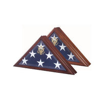 Marine Corp flag Case, Presidential Flag Display Case with Seal Marine Corp flag Case, Presidential Flag Display Case with Seal