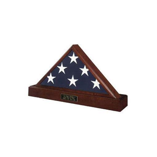 Marine Corps flag and Pedestal Case Marine Corps flag and Pedestal Case