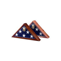 Military Flag and Medal Display Case Shadow Box Military Flag and Medal Display Case Shadow Box