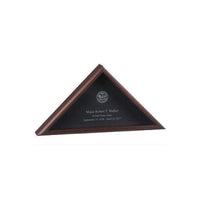 Personalized Flag Display Case For Military Casket Flag 
