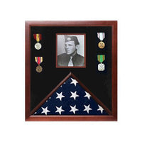 Photo Flag and Medal Display Case, Flag and Photo Frame Photo Flag and Medal Display Cases, Flag and Photo Frames